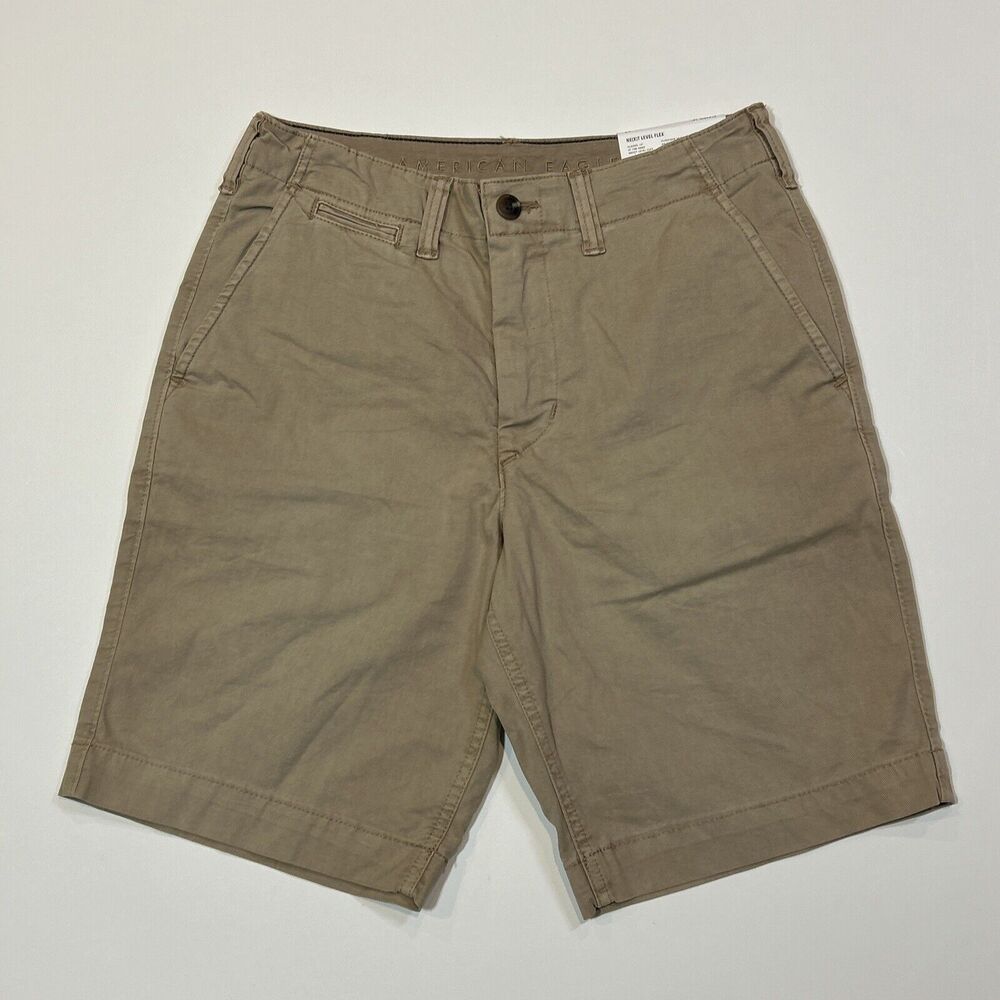 American Eagle Shorts Adult 29 Khaki Next Level Flex 10" Inseam Preppy Men